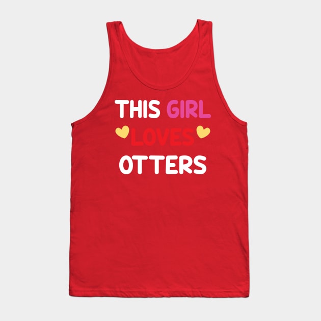 Otter Girl Tank Top by Imutobi